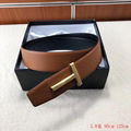 Tom Ford Signature T Buckle Reversible belt