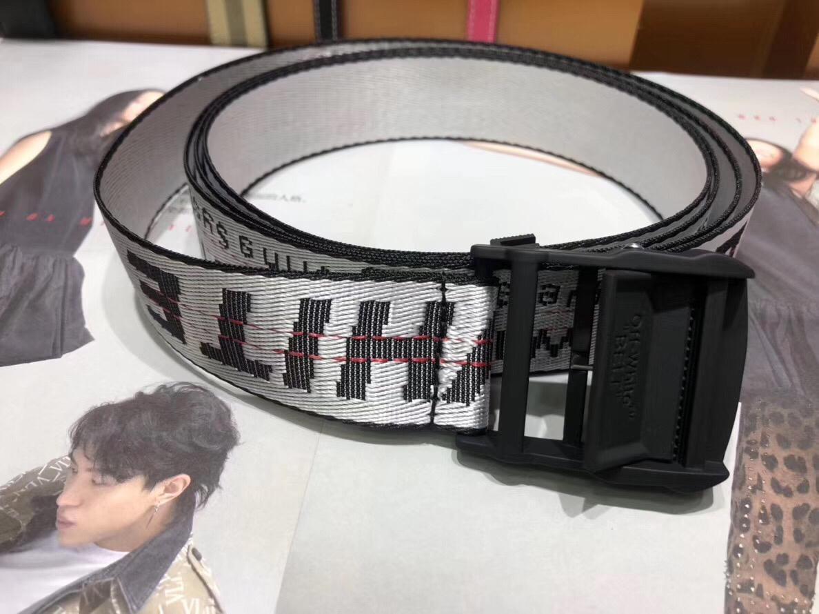 OFF WHITE  Classic Logo Industrial Belt