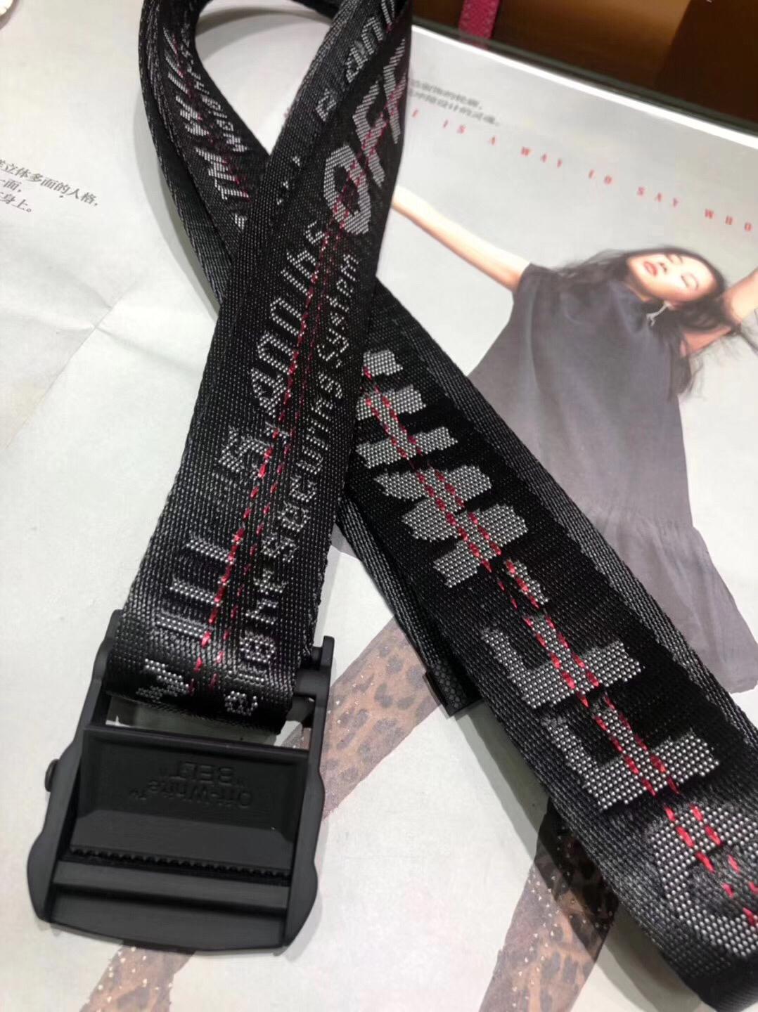 OFF WHITE  Classic Logo Industrial Belt