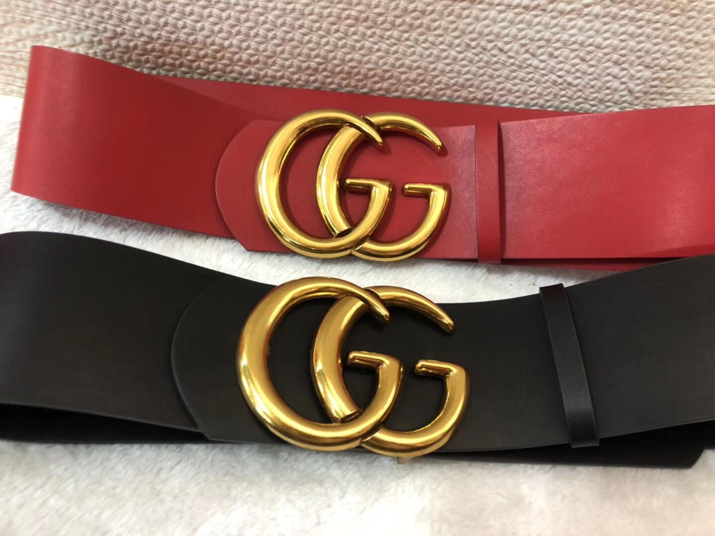 gucci wide pearl belt