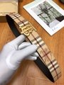          Monogram Reversible B-Buckle Belt          Mens TB Vintage Check Belt 13