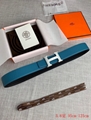 Hermes H belt buckle & Reversible leather strap 38mm