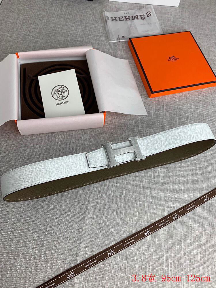 Hermes H belt buckle & Reversible leather strap 38mm