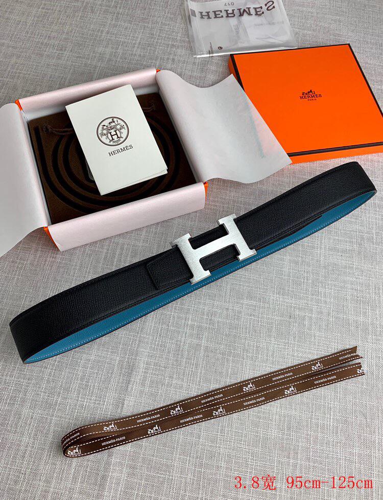 Hermes H belt buckle & Reversible leather strap 38mm