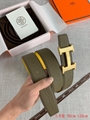 Hermes H belt buckle & Reversible leather strap 38mm