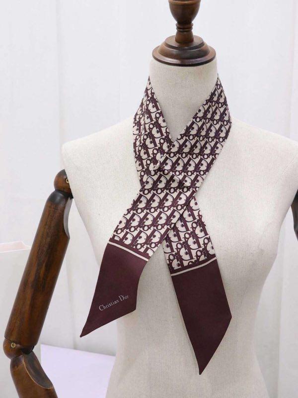 Toile oblique burgundy mitzah scarf Clearance