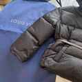 Louis Vuitton 1A83YK MONOGRAM JACQUARD HOODED DOWN JACKET