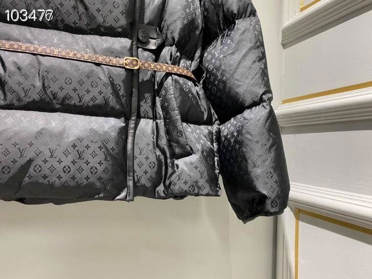 Louis Vuitton 1A83YK MONOGRAM JACQUARD HOODED DOWN JACKET