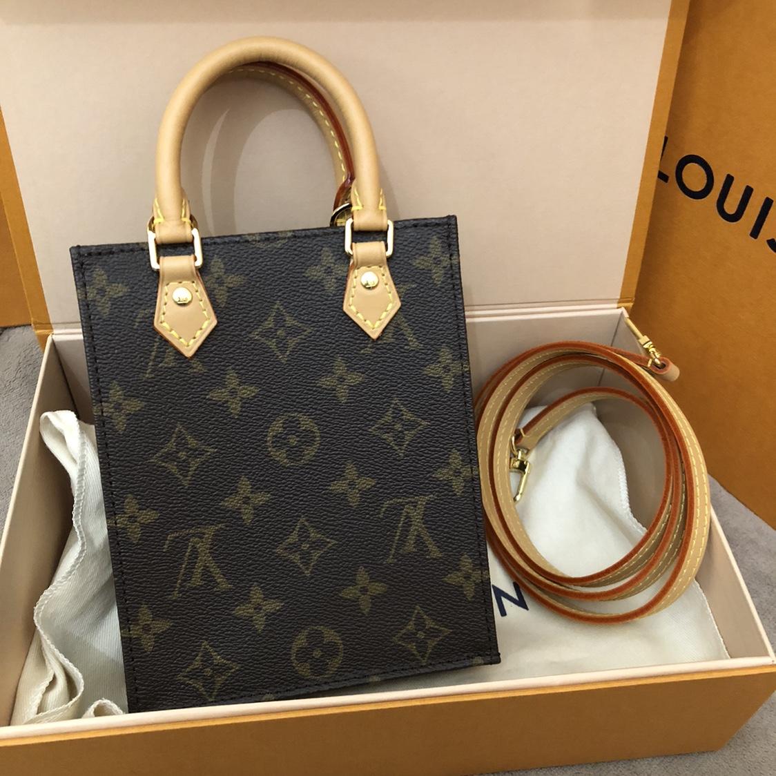 Louis Vuitton Petit Sac Plat Mini Tote Bag