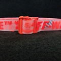 Off-White industrial logo belt cheap belt black men  7