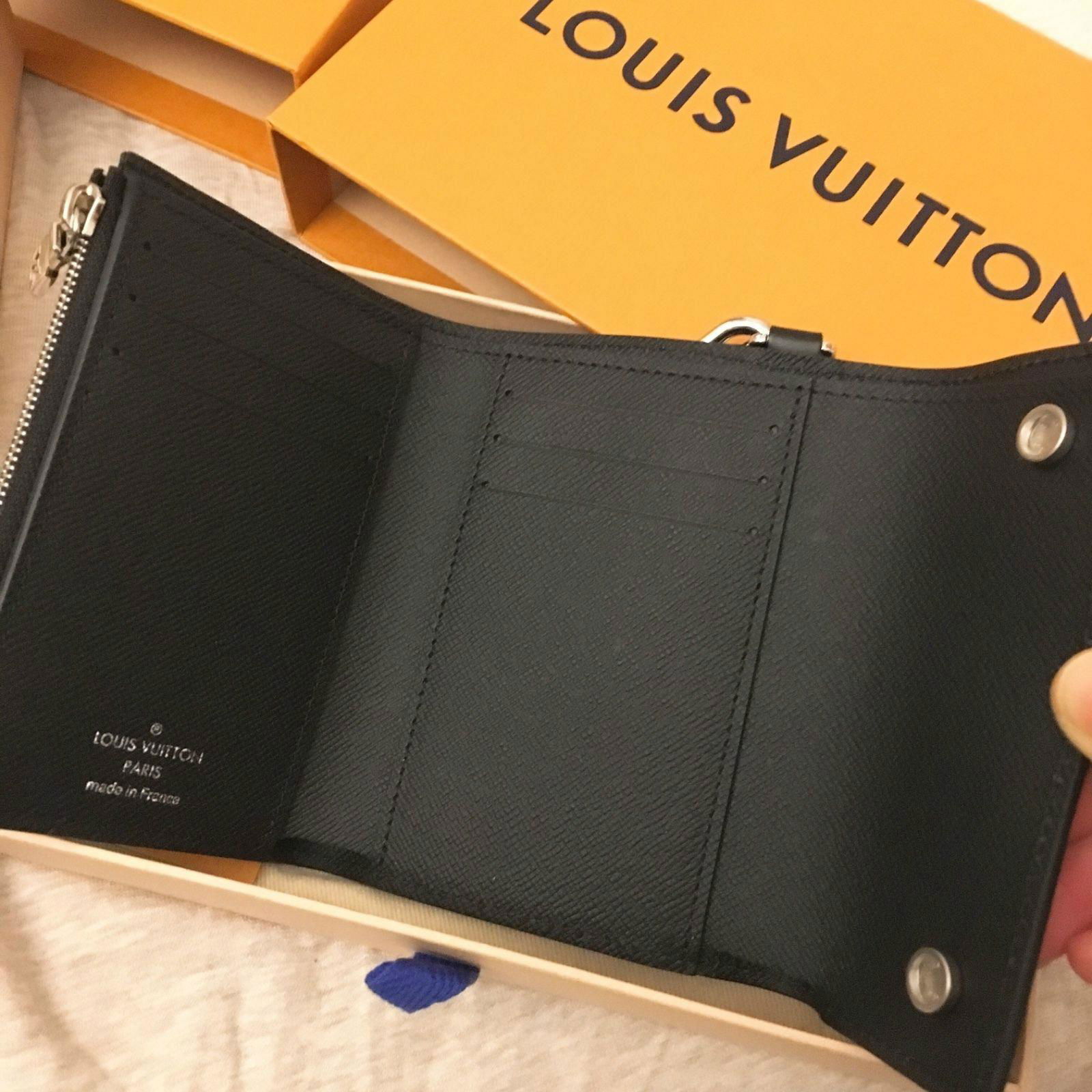 Louis Vuitton x Supreme Epi Leather Black Chain Wallet