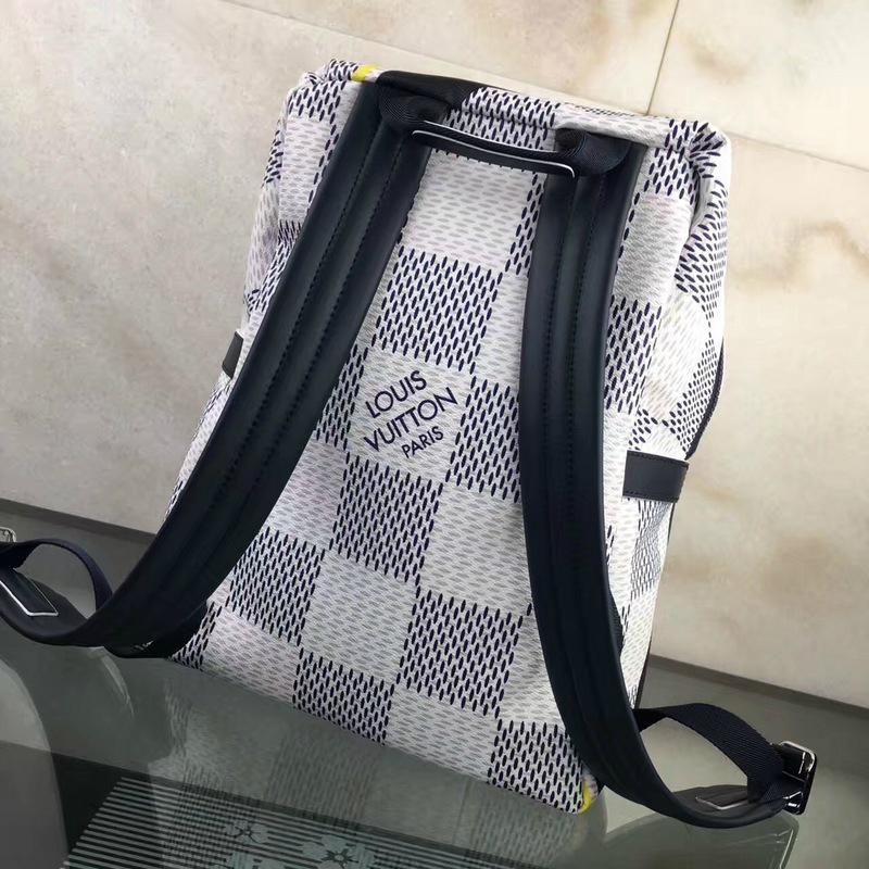 Louis Vuitton LV Damier Cobalt Canvas Mens America's Cup Apollo backpack 