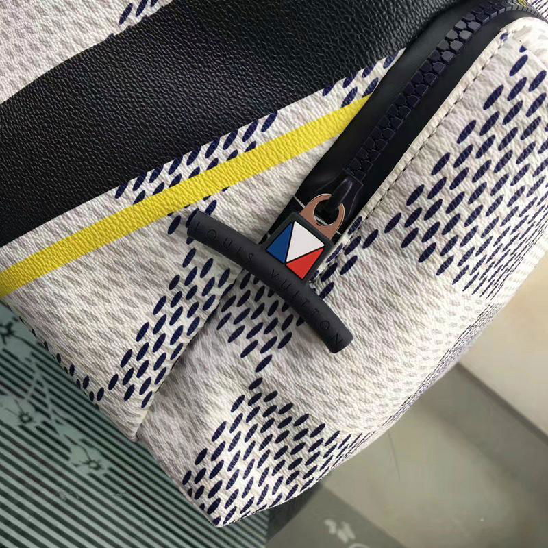 Louis Vuitton LV Damier Cobalt Canvas Mens America's Cup Apollo backpack 