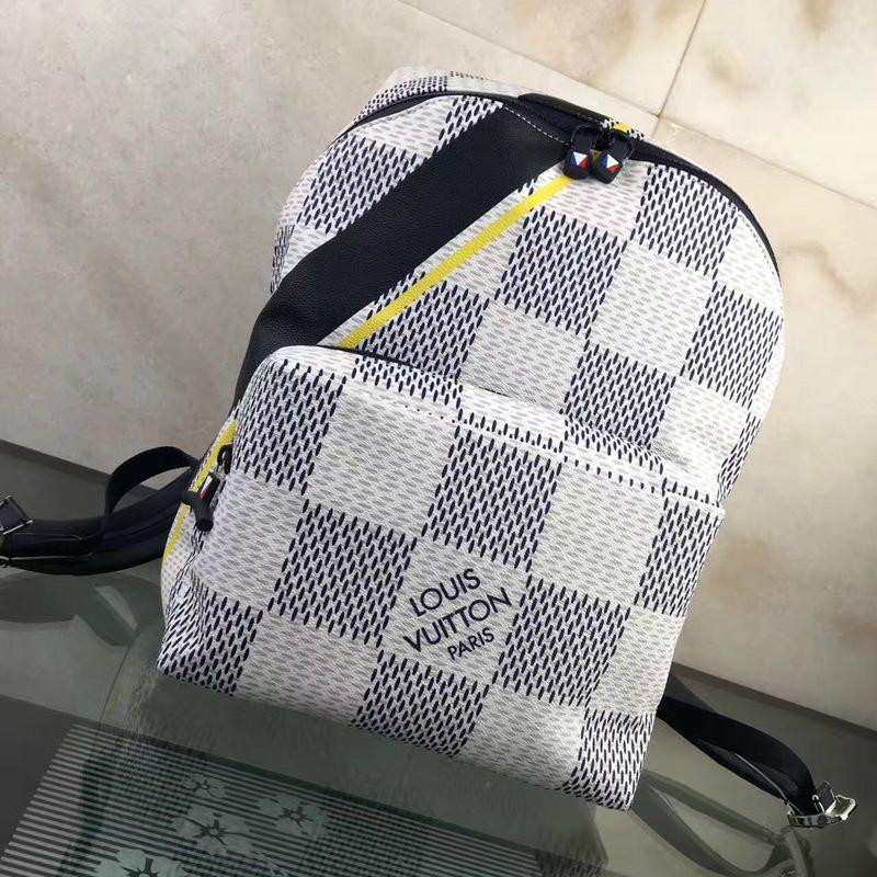 Louis Vuitton LV Damier Cobalt Canvas Mens America's Cup Apollo backpack 