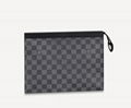 LOUIS VUITTON POCHETTE VOYAGE MM  LV Monogram Eclipse canvas Clutc