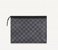 LOUIS VUITTON POCHETTE VOYAGE MM  LV Monogram Eclipse canvas Clutc