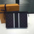 LOUIS VUITTON POCHETTE VOYAGE MM  LV Monogram Eclipse canvas Clutc