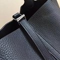 Hermes 22cm Violet Clemence Leather Picotin Lock Bag