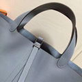 Hermes 22cm Violet Clemence Leather Picotin Lock Bag