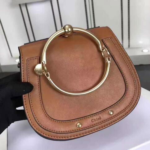 Chloe Nile Bracelet small leather shoulder bag