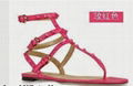 Valentino Rockstud Leather Ankle Strap Sandal 