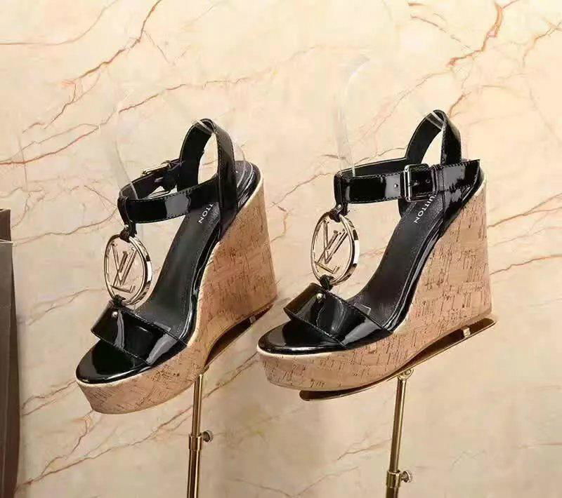 Louis Vuitton Wedge Sandals Shoes