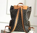 Louis Vuitton TRIO BACKPACK LV M44658 Monogram Gold Chain Purse for men