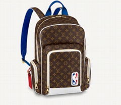 LVXNBA NEW BACKPACK     BA logo canvas classic backpacks