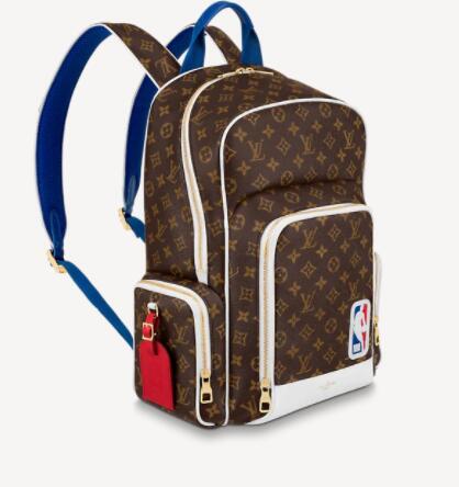               LVXNBA NEW BACKPACK     BA logo canvas classic backpacks 2