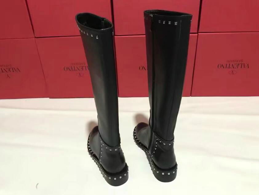 Valentino 20mm soul rockstud leather knee boots 