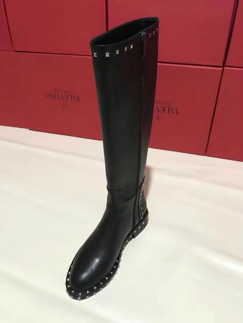 Valentino 20mm soul rockstud leather knee boots 