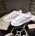 Alexander Mcqueen Raised sole low top leather trainers 