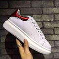 Alexander Mcqueen Raised sole low top leather trainers 