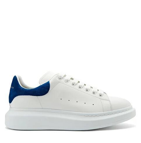 Alexander Mcqueen Raised sole low top leather trainers 