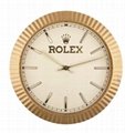 Fashion Rare Rolex Wall Clock Silver Cheap Rolex clocks sale  4