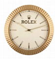 Fashion Rare Rolex Wall Clock Silver Cheap Rolex clocks sale 