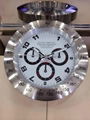 Fashion Rare Rolex Wall Clock Silver Cheap Rolex clocks sale 