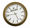 Fashion Rare Rolex Wall Clock Silver Cheap Rolex clocks sale  3