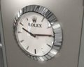 Fashion Rare Rolex Wall Clock Silver Cheap Rolex clocks sale  2