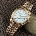 Rolex Datejust Yellow Gold & Steel & Diamond Dial Watch Red 6