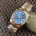 Rolex Datejust Yellow Gold & Steel & Diamond Dial Watch Red 9