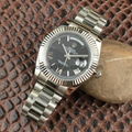 Rolex Datejust Yellow Gold & Steel & Diamond Dial Watch Red 12