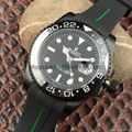 ROLEX OYSTER PERPETUAL DATE GMT MASTER II  Rubber BLACK RED COKE WATCH 16710