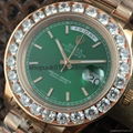 18KYellow Gold Mens Rolex Presidential Day-Date Diamond Watch Fashion men watch 19