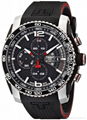 Tissot Men's T0794272705700 'PRS 516' Chronograph Automatic Black Rubber Watch  1