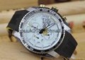 Tissot Men's T0794272705700 'PRS 516' Chronograph Automatic Black Rubber Watch  6