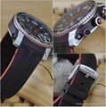 Tissot Men's T0794272705700 'PRS 516' Chronograph Automatic Black Rubber Watch  14