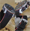 Tissot Men's T0794272705700 'PRS 516' Chronograph Automatic Black Rubber Watch 