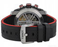 Tissot Men's T0794272705700 'PRS 516' Chronograph Automatic Black Rubber Watch 