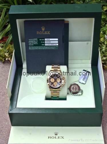 ROLEX DAYTONA 18k GOLD 116528 GOLDDUST MOP DIAMOND DIAL BRAND NEW  5